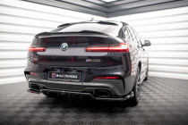 BMW X4 M-Pack G02 2018-2021 Bakre Splitter (Med Splitters) V.2 Maxton Design